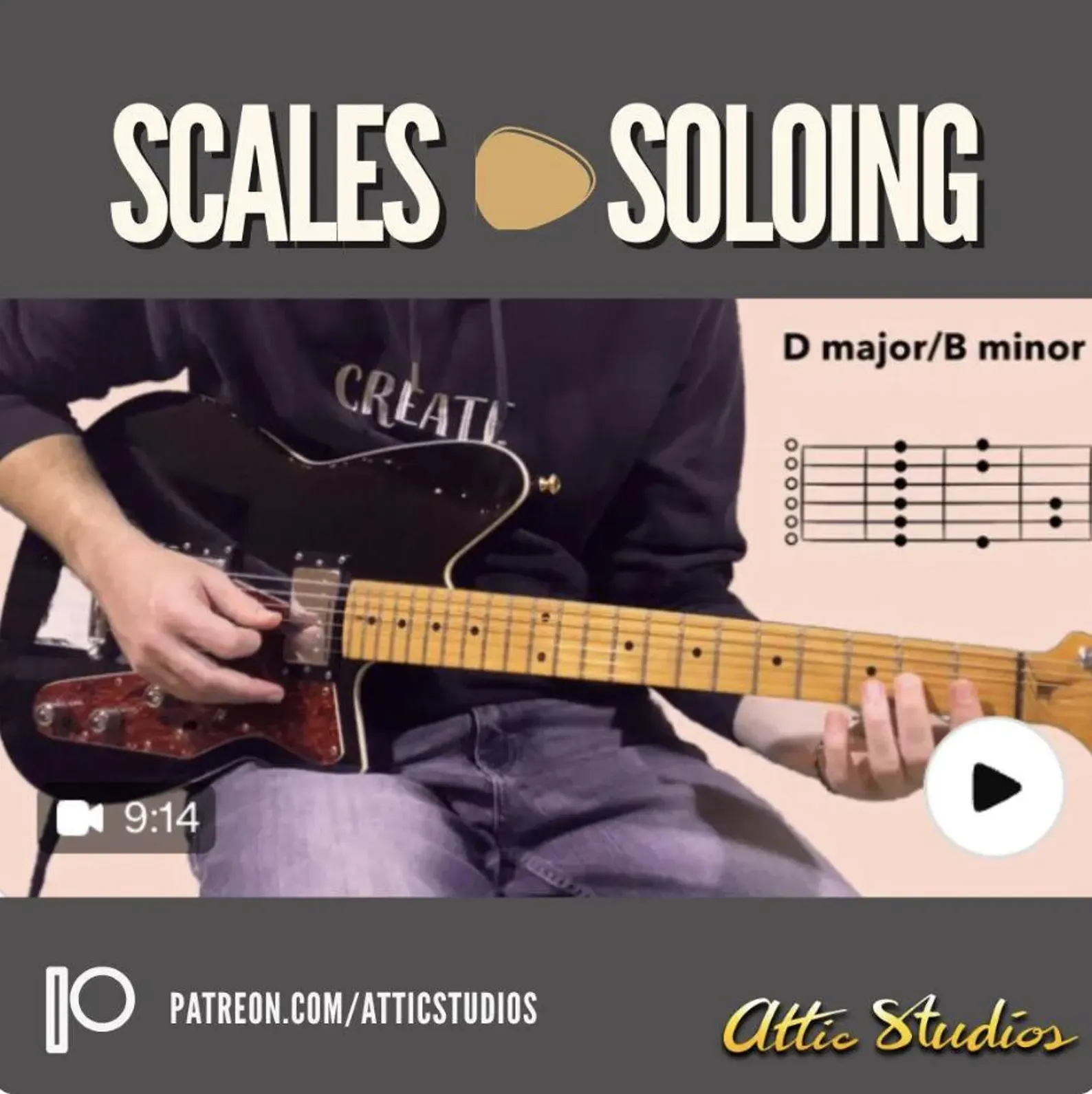 Scales and soloing guitar lesson preview from the 30-day program